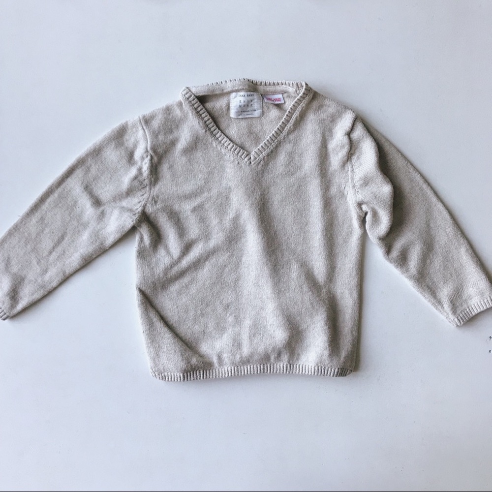 Zara | Baby Boy Basic Sweater in Natural